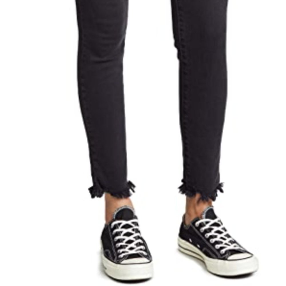 Madewell 9" High Rise Raw Hem Skinny Jeans